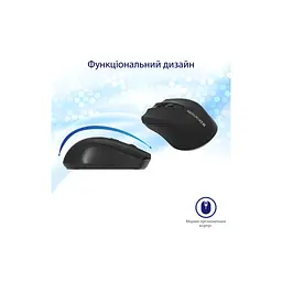 Мишка Promate Clix-8 Wireless Black (clix-8.black) - мініатюра 2