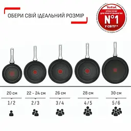 Сковорода Tefal Excellence Fusion, 26см, чорний (G3380502) - мініатюра 12