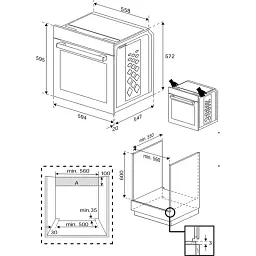 Електродуховка BEKO BBIM14300WMS - мініатюра 2