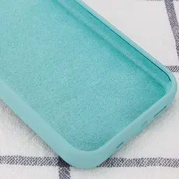 Чохол Silicone Case Full Protective (AA) NO LOGO для Apple iPhone 11 (6.1) Бірюзовий / Marine Green - мініатюра 3