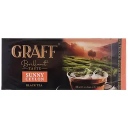Чай чорний Graff Sunny Ceylon байховий 2 г х 25 пакетів
