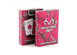 Карти гральні United States Playing Card Company Bicycle REALTREE AP (pink) (02125) - мініатюра 2