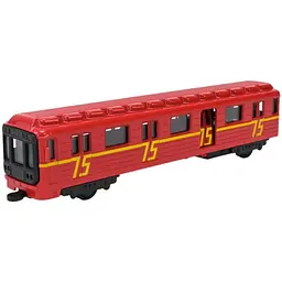 Іграшка вагон-метро Автопром 7875 Червоний shop (6988600092615)