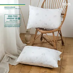Подушка ТЕП Природа Membrana Print Bamboo 50х70 см біла (3-00447_00000) - мініатюра 10
