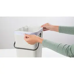 Відро для сміття Brabantia Sort&Go 16 л світло-сіре (213465) - мініатюра 6