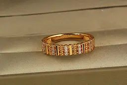Кільце Xuping Jewelry хештег р 19 золотисте