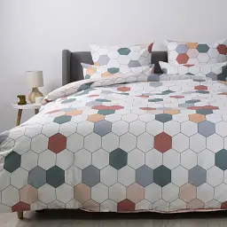 Комплект постільної білизни ТЕП Happy Sleep Барвисті соти двоспальний 50x70 - мініатюра 7