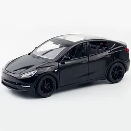 Колекційна металева модель електромобіля АвтоЕксперт Tesla Model Y з інерцією, світлом та звуком 1:32 - мініатюра 5