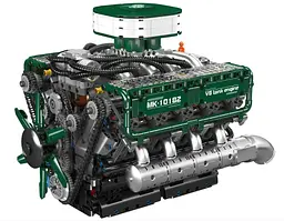 Конструктор двигун Mould King V8 Tank Engine моторизований дитячий танк 2250 деталей - мініатюра 2