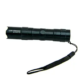 Маленький ліхтарик BL-5001-10 Чорний, мініліхтарик світлодіодний ручний на батарейках | ліхтарик ручний (ST) - мініатюра 2