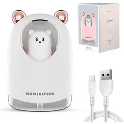 Компактний зволожувач повітря Humidifier H20 безшумний ароматизатор 8023