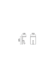 Бра Redo AGOS AP LED 1x6W+1x3W 3000K BLACK (5.1.2) 01-1500 - мініатюра 2