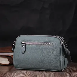 Жіноча повсякденна сумка на два відділення з натуральної шкіри Vintage 19х12,5х6,5 см sum0029028 - мініатюра 10