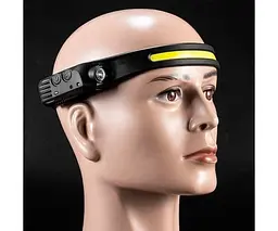 Ліхтар налобний X-Balog W689-1 Touch Control Multifunction Induction Headlamp - мініатюра 3