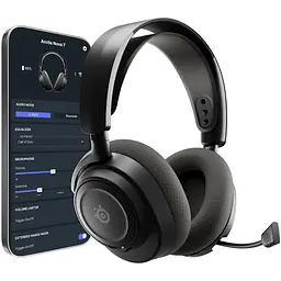 Ігрова гарнітура SteelSeries Arctis Nova 7P Gen 2 Wireless Black PC/PS/SW/MAC/MOB - мініатюра 2
