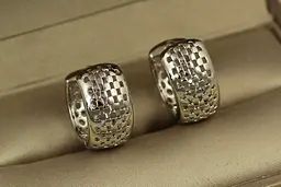 Сережки Xuping Jewelry кільця ситечко 1.5 см сріблясті