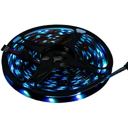 Світлодіодна стрічка RGB SMD5050 5м USB з пультом, чорна основа, підсвітка для кімнати