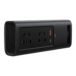 Автомобільний інвертор Baseus In-car 150W 220V EU Чорний (CRNBQ-A01) - мініатюра 2