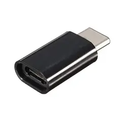 Перехідник USB 3.1 Type-C Micro USB (OTG) чорний - мініатюра 2