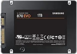 SSD внутрішній 1 TB SAMSUNG 870 EVO 2.5" SATA (MZ-77E1T0B/EU) - мініатюра 4