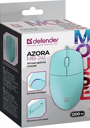 Миша Defender Azora MB-241 синій (52243) (7130230) - мініатюра 4