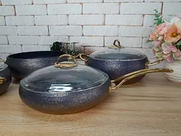 Набір посуду O.M.S. Collection 3023 Blue 7 предметів - мініатюра 5