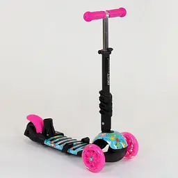 Самокат 5 в 1 Best Scooter 59х15х29 см Різнобарвний 000231481 - мініатюра 4