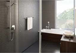 Шлангове під'єднання Hansgrohe FixFit E без зворотного клапана Brushed Bronze 27454140, Бронза - мініатюра 2