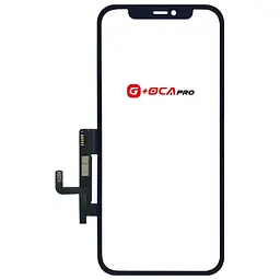 Сенсорний екран iPhone 12 /12 Pro чорний, з OCA-плівкою, з сіткою динаміка, G+OCA PRo