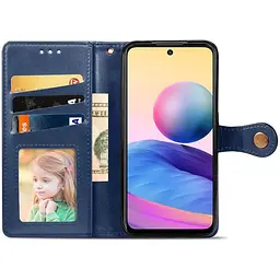 Шкіряний чохол-книжка GETMAN Gallant (PU) для Xiaomi Redmi 15C (EU) Синій - мініатюра 5