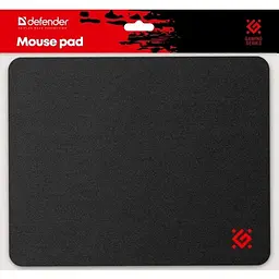 Килимок під мишку Defender Black One 200х250х2 мм, тканина+резина (50016)