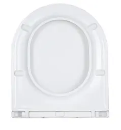 Сидіння для унітазу Qtap (Robin, Aries) з мікроліфтом Slim Duroplast, Quick Release QT99HY2411W - мініатюра 3