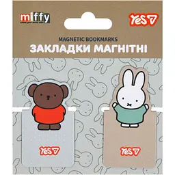 Закладки магнітні Yes Miffy 2 шт. висікання (708836)