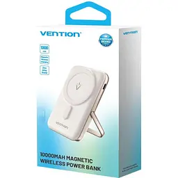 Павербанк Vention Magnetic Wireless White 10 000 mAh / 20 Вт (FHNW0) - мініатюра 3