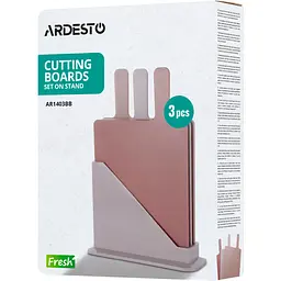 Набір дошок кухонних на підставці Ardesto Fresh 24.1х33х7.9 см 3 шт. (AR1403BB) - мініатюра 8
