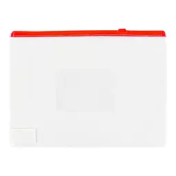 Папка-конверт на блискавці zip-lock Buromax А5 глянцевий прозорий пластик в асортименті (BM.3947-99) - мініатюра 4