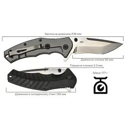 Ніж Skif Griffin II SW Black - мініатюра 9