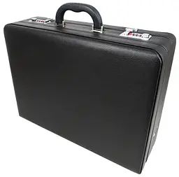 Дипломат чоловічий Portfolio 44х33х14 см Чорний (D17603) - мініатюра 2