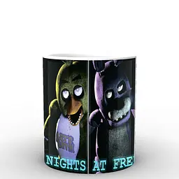 Кухоль GeekLand Five Nights At Freddys П'ять ночей з Фредді постер FN.02.008.384 330 мл білий - мініатюра 3