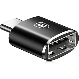 Перехідник Baseus USB Female to USB-C Male Black (CATOTG-01) [80567]