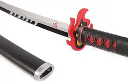 Катана Клинок, що розсікає демонів Танджиро Комада Demon Slayer Katana Tanjiro 104 см K DS T - мініатюра 3