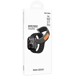 Смарт-годинник Hoco Y42 Ultra Smart sports watch (call version) Black - мініатюра 2