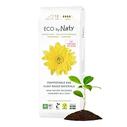 Органічні гігієнічні прокладки Naty Super, 12 шт. - мініатюра 3