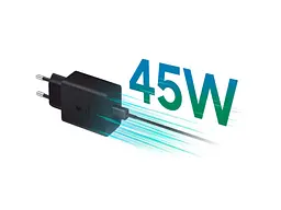 Мережевий зарядний пристрій Samsung EP-T4511 45 W PD3.0 Black (EP-T4511NBEGEU) - мініатюра 5
