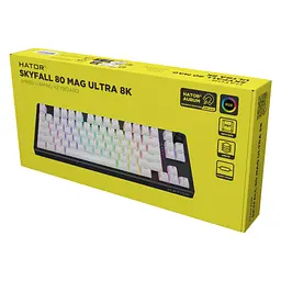 Клавіатура Hator Skyfall 80 MAG Ultra 8K Wireless Black/White (HTK1880UA) - мініатюра 7