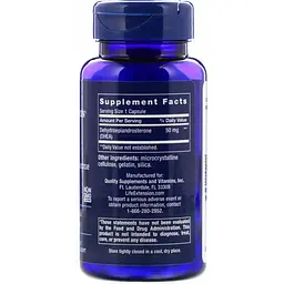 Дегідроепіандростерон Life Extension DHEA 50 мг 60 капсул - мініатюра 2