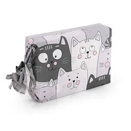 Комплект постільної білизни Руно Grey Cat полуторний з простирадлом 200х220 см сірий 50х70 - мініатюра 9