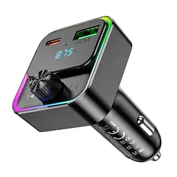 ФМ передатчик адаптер HOCO E81 Fantasy car BT FM transmitter - мініатюра 3