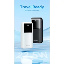 Повербанк Vention 20000 mAh 22.5W Black (FHLB0) - мініатюра 2