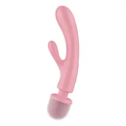 Вібратор-кролик із вібромасажером Satisfyer Triple Lover Pink Satisfyer IG018218; SO8790 97260 - мініатюра 3